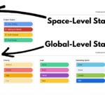 Space Level vs Global Level Status Labels